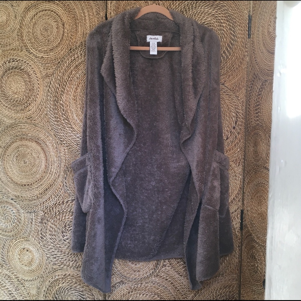 Le Moda Long Vest Plush Fake Faux Fur XL - XXL